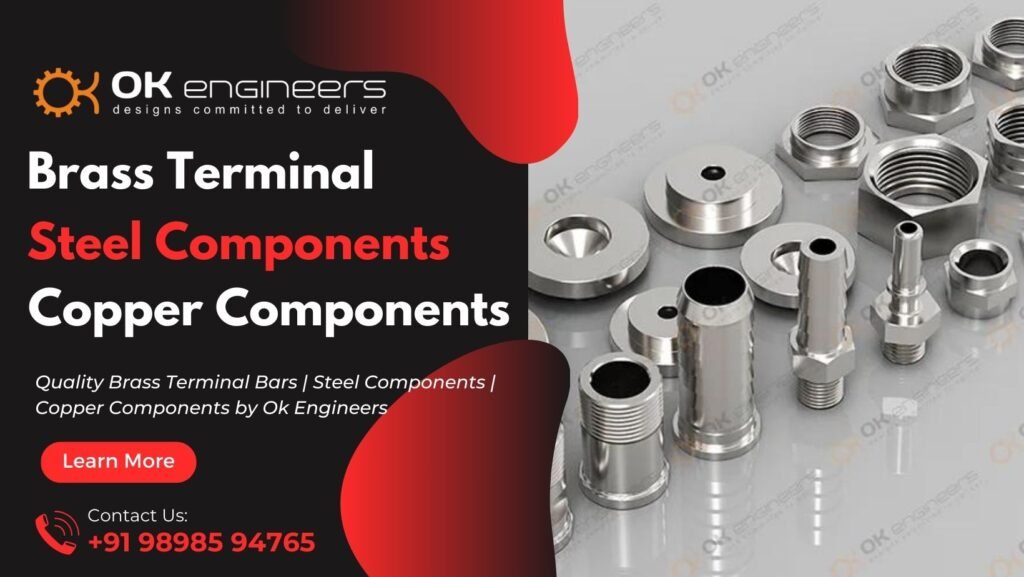 Brass Terminal Bars, Steel Components, Copper Components