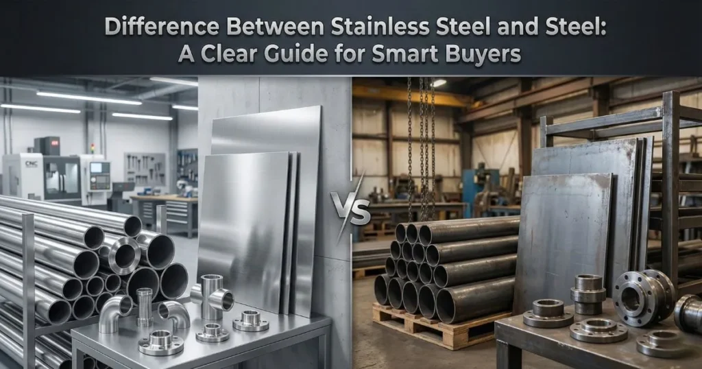 difference stainless steel and steel