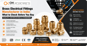 Brass Electrical Fittings Manufacturer in India – Premium Brass Electrical Components with Quality Certifications and Industry Standards