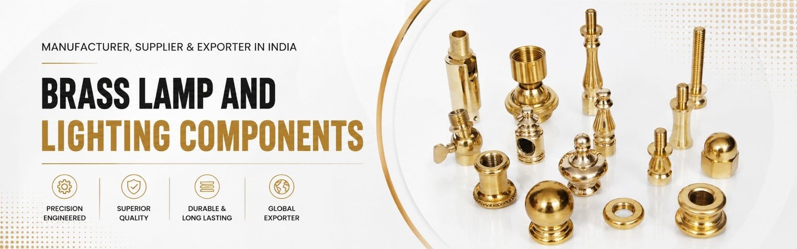 Brass Lamp and Lighting Components Manufacturer, Supplier & Exporter in India